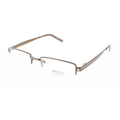Signature Unisex Eyeglasses - Brown/Silver Metal Rectangular Frame | Pn109Brn/Sil 53