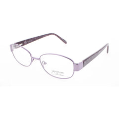 Signature Unisex Eyeglasses - Purple Metal Oval Shape Full Rim Frame | Pn110 Purple 53