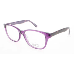 Signature Unisex Eyeglasses - Purple Rectangular Full Rim Frame | Pn117 Purple 53