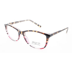 Signature Unisex Eyeglasses - Tortoise Red Stripe Frame | S7006 TortToRedStripe 51