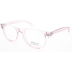 Signature Unisex Eyeglasses - Crystal Pink Rectangular Frame | S7022 CrystalPink 52