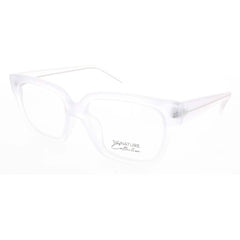Signature Unisex Eyeglasses - Matte Crystal Plastic Frame | S7027 MatteCrystal 54