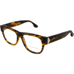 Victoria Beckham Women's Eyeglasses - Translucent Horn Cat Eye Frame | VB2655 736