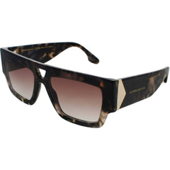 Victoria Beckham Women's Sunglasses - Vintage Grey Havana Plastic Frame | VB651S 062