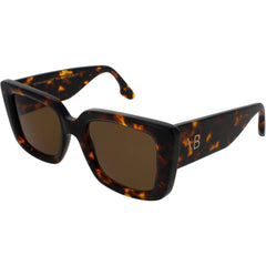 Victoria Beckham Women's Sunglasses - Dark Havana Plastic Butterfly Frame | VB653S 234
