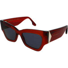 Victoria Beckham Women's Sunglasses - Transparent Red/Brown Full Rim | VB662S 610