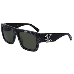 Calvin Klein Jeans Men's Sunglasses - Black/White Square Full Rim | CKJ23654S 073