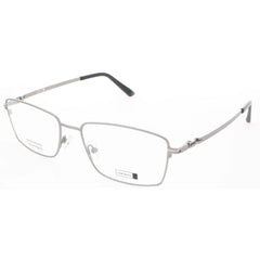 Contrast Unisex Eyeglasses - Light Gunmetal Rectangular Frame | Museros LtGunmetal