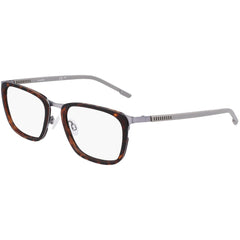 Flexon Men's Eyeglasses - Matte Tortoise/Gunmetal Metal Square Full Rim | E1139 244