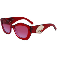 Karl Lagerfeld Women's Sunglasses - Wine/Pink Acetate Cat Eye Full Rim | KL6127S 626