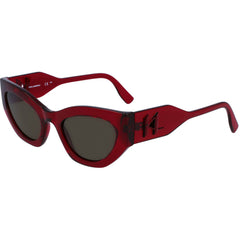 Karl Lagerfeld Women's Sunglasses - Cyclamen Plastic Cat Eye Full Rim | KL6122S 540