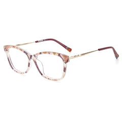 Missoni Women's Eyeglasses - Plum Multicolor Cat Eye Full Rim Frame | MIS 0006 05ND