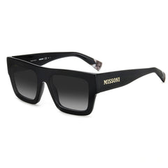 Missoni Women's Sunglasses - Black Plastic Square Full Rim Frame | MIS 0129/S 0807/9O