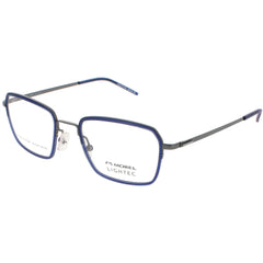 Morel Men's Eyeglasses - Blue Acetate Square Full Rim Frame Demo Lens | 30263L BG17