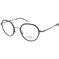 Morel Men's Eyeglasses - Black Acetate/Metal Geometric Full Rim Frame | 30264L NG18