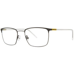 Morel Men's Eyeglasses - Black Metal Square Full Rim Frame Demo Lens | 30246L ND04