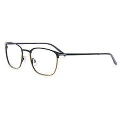 Morel Men's Eyeglasses - Grey Metal Square Full Rim Frame Demo Lens | 30319L GO07