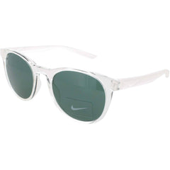 Nike Unisex Sunglasses - Clear/White Plastic Oval Frame | HORIZON ASCENT DJ9920 900