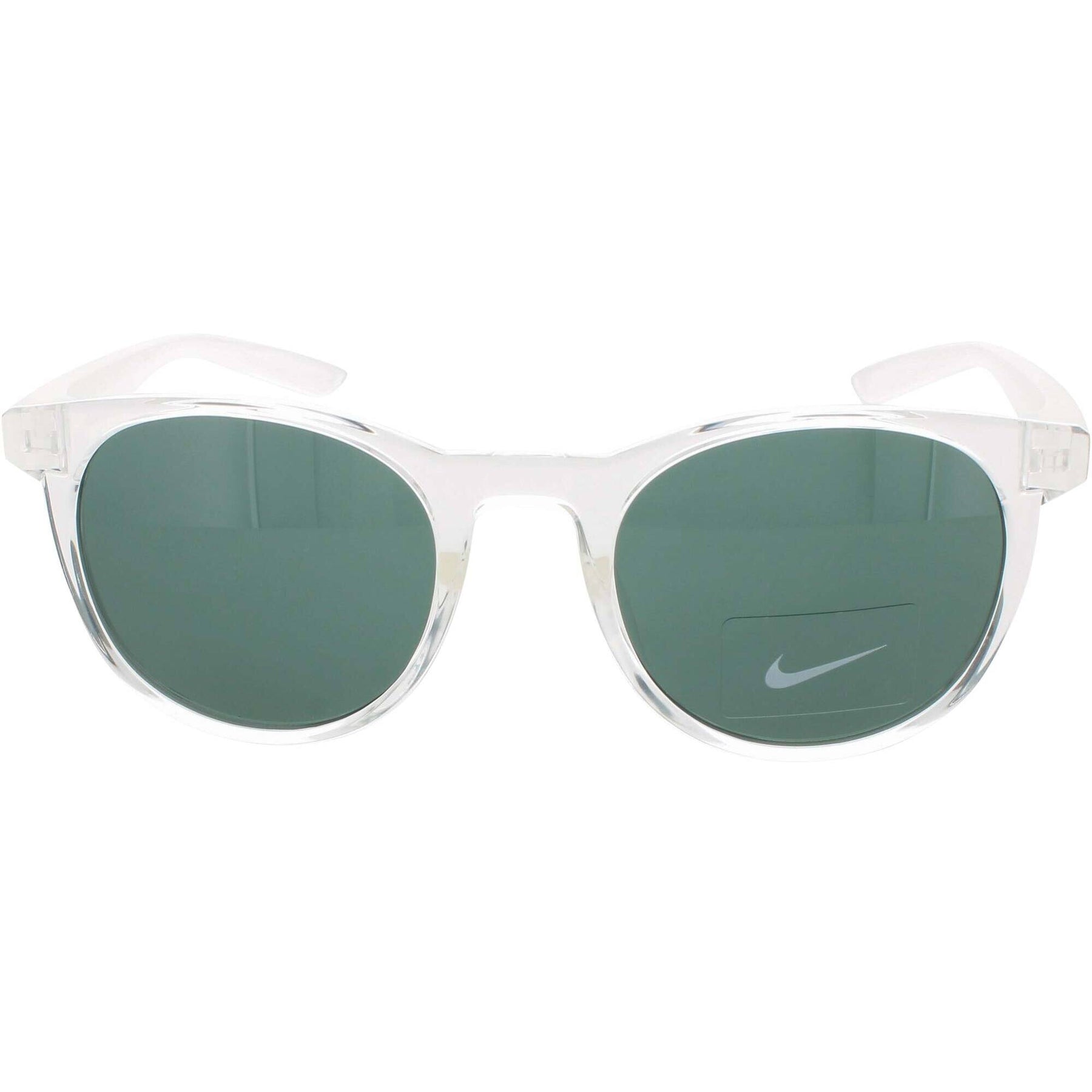 Nike Unisex Sunglasses - Clear/White Plastic Oval Frame  display picture 1
