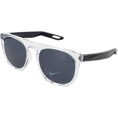 Nike Unisex Sunglasses - Clear/White Plastic Full Rim Frame | FLATSPOT XXII DV2258 900