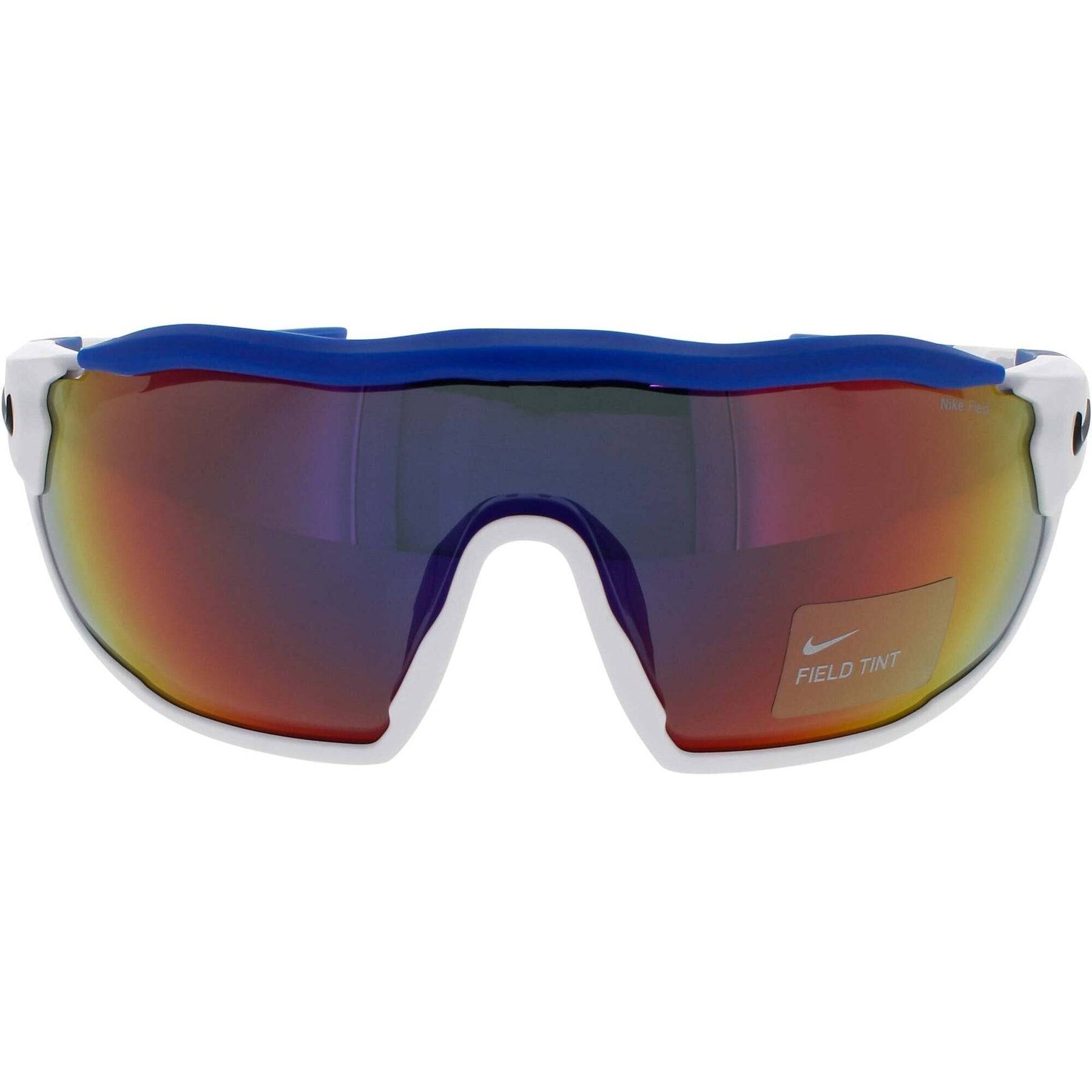 NIKE SHOW X RUSH TEAM FD1887 Sunglasses Sun Glasses 105 WHITE/GAME Authentic New NIKE SHOW X RUSH TEAM White Black Frame Field Baseball  main image 2