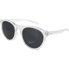 Nike Men's Sunglasses - Clear/White Plastic Oval Frame | ESSENTIAL HORIZON EV1118 910