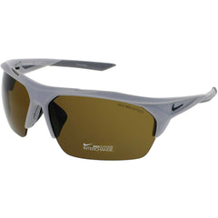 Nike Men's Sunglasses - Matte Wolf Grey Plastic Wraparound | TERMINUS E EV1069 013