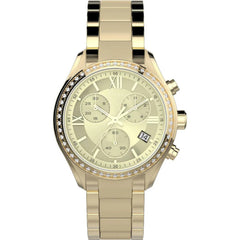 Timex Women's Watch - Chronograph Yellow Gold Stainless Steel Bracelet | TW2V57800