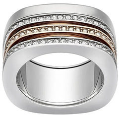 Swarovski Women's Ring - Vio Rhodium and Rose Gold Plated Crystals, Size 7 | 5152856