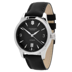 Victorinox Swiss Army Men's Watch - Alliance Mechanical Black Leather Strap | 241869