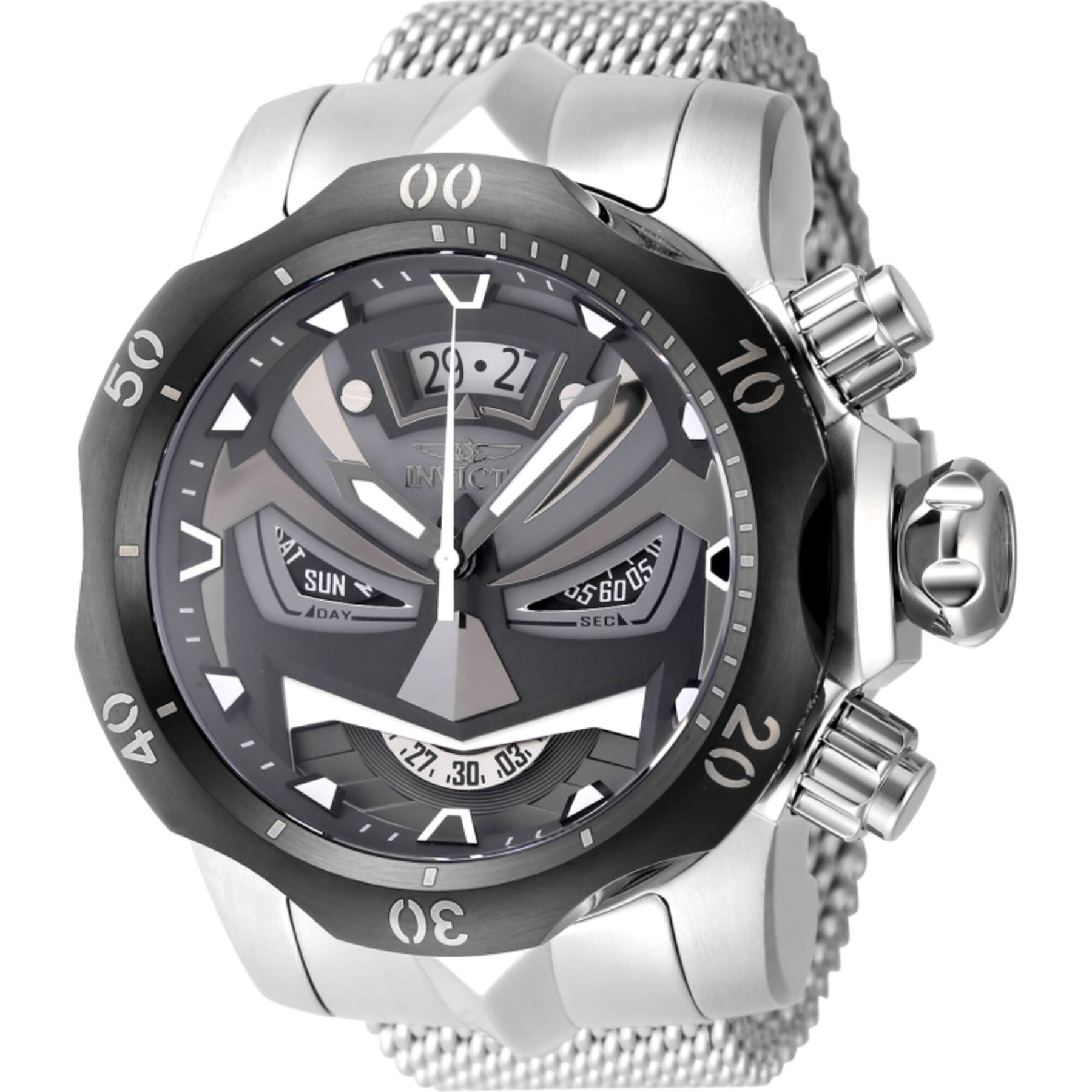 Invicta Black and Silver Chronograph Watch Invicta Men main image 2