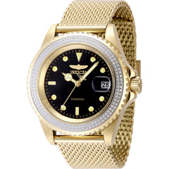 Invicta Men's Watch - Elite Diamond Automatic Yellow Gold Steel Bracelet | 48745