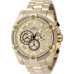 Invicta Men's Watch - Bolt Chronograph Yellow Gold Steel Bracelet Quartz | 48866