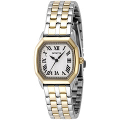 Invicta Women's Watch - Wildflower Quartz Silver Tone Dial Two Tone Bracelet | 48958