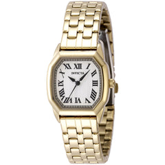Invicta Women's Watch - Wildflower Silver Tone Dial Yellow Gold Bracelet | 48959