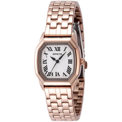 Invicta Women's Watch - Wildflower Silver Tone Dial Rose Gold Bracelet | 48960