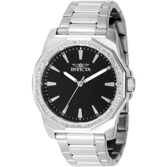 Invicta Men's Watch - Speedway Quartz Black Dial Crystal Bezel Bracelet | 49103