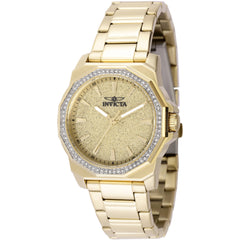 Invicta Women's Watch - Speedway Quartz Gold Tone Glitter Dial Bracelet | 49130