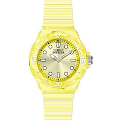 Invicta Women's Watch - Celestial Quartz Yellow Dial Polyurethane Strap | 49211