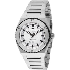 Technomarine Women's Watch - Coral Quartz Silver Tone Dial Steel Bracelet | TM-416043