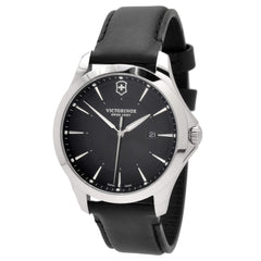 Victorinox Swiss Army Men's Watch - Alliance Silver Tone Case Black Dial | 241904
