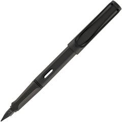 Lamy Fountain Pen - Safari Charcoal ABS Plastic Barrel Steel Nib, Medium | L17MBC