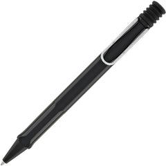 Lamy Ballpoint Pen - Safari Shiny Black Plastic Barrel with Chrome Clip | L219BKBC