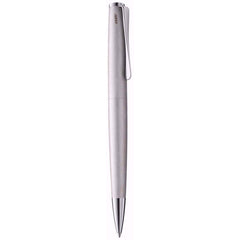 Lamy Ballpoint Pen - Studio Brushed Silver Stainless Steel Medium Point | L265
