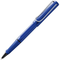 Lamy Rollerball Pen - Safari Blue Plastic Ergonomic Grip Medium Point | L314BC