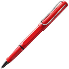 Lamy Rollerball Pen - Safari Red Plastic Ergonomic Grip Medium Point | L316BC
