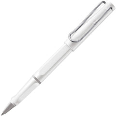 Lamy Rollerball Pen - Safari White Plastic Ergonomic Grip Medium Point | L319WEBC