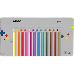 Lamy Color Pencils - Plus Highly Resistant with Metal Box, Pack of 36 | L4026065