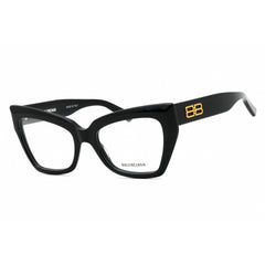 Balenciaga Women's Eyeglasses - Black Acetate Cat Eye Full Rim Frame | BB0275O 001