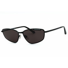 Balenciaga Unisex Sunglasses - Black Metal Cat Eye Shape Full Rim Frame | BB0277S 001